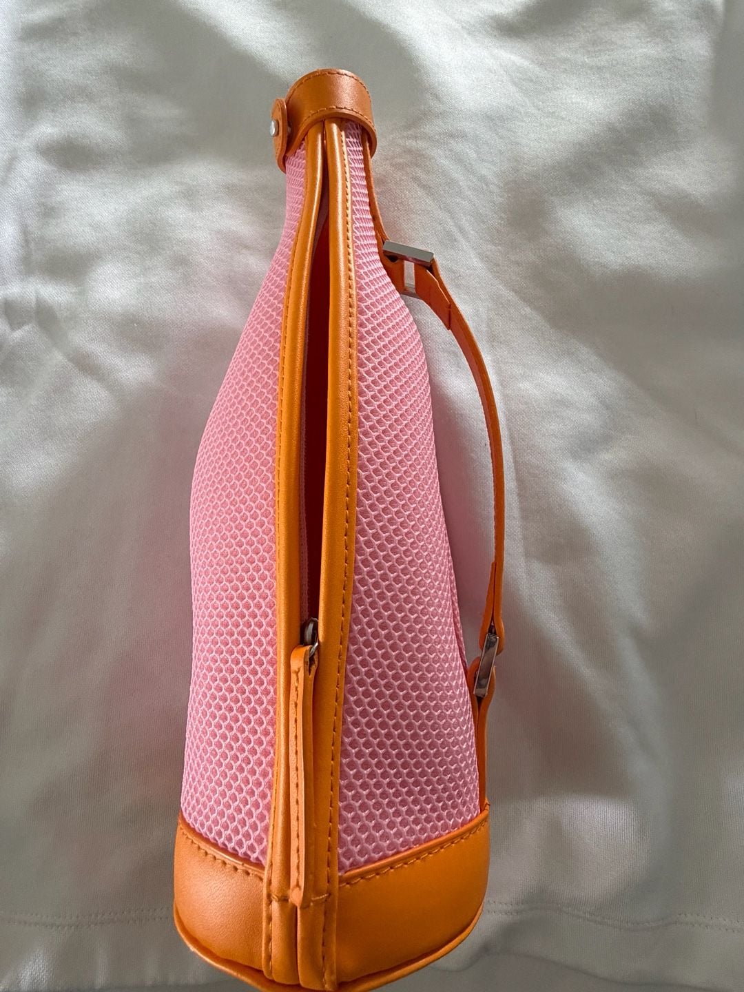 Veuve Clicquot Rose Champagne Bottle Zip Up Ice Jacket 750ml Pink Orange Coozy 4