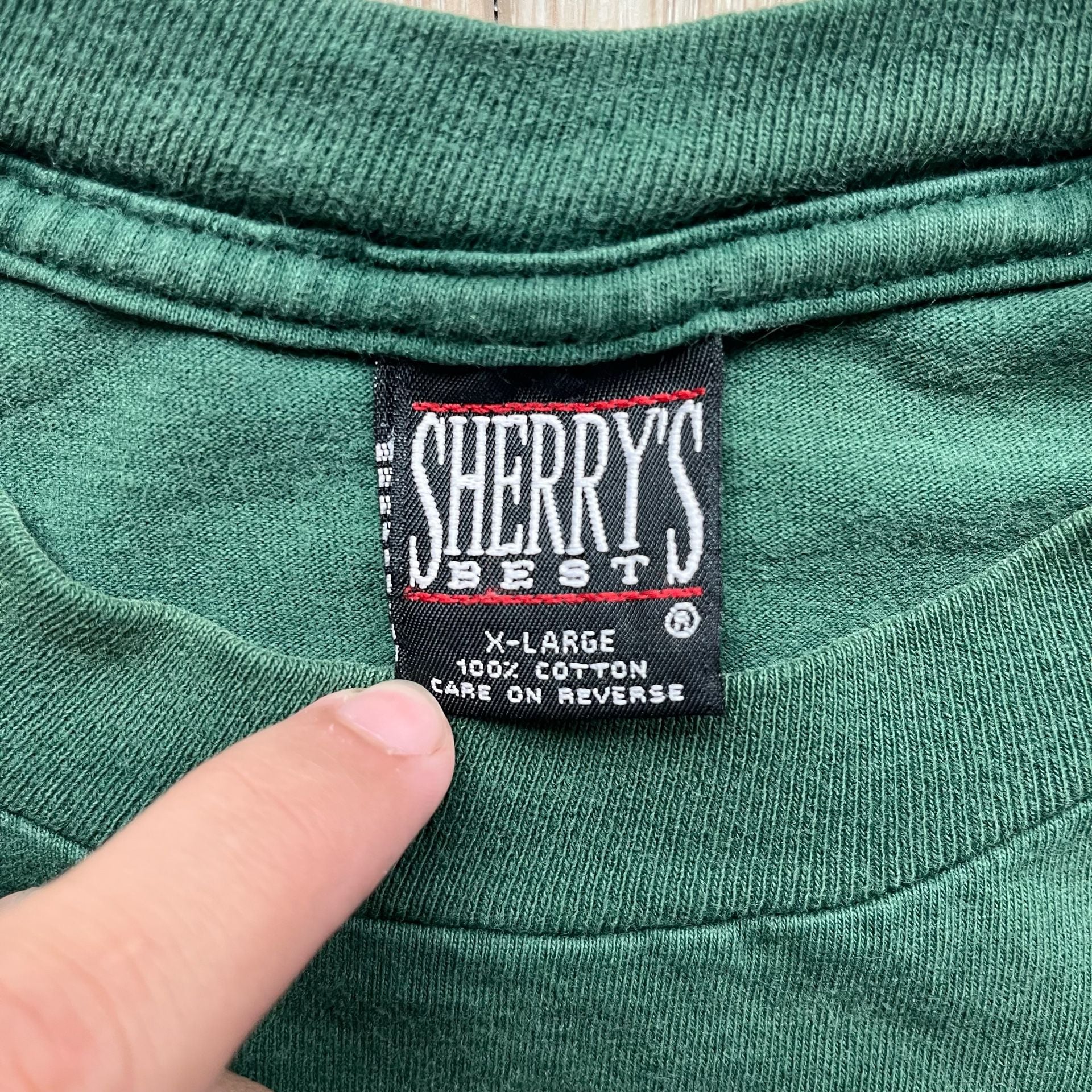 Vintage Sherry's Best Disney Mickey Mouse Florida Graphic Green T-Shirt 4