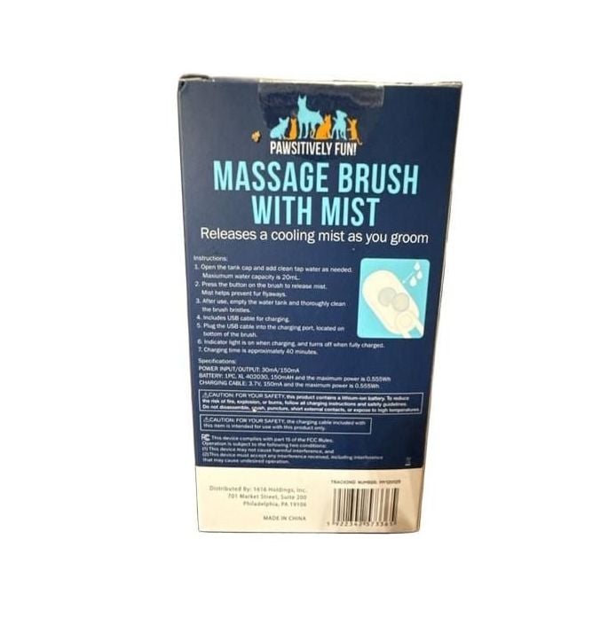 Pawsitively Fun! Massage Brush with Mist 4