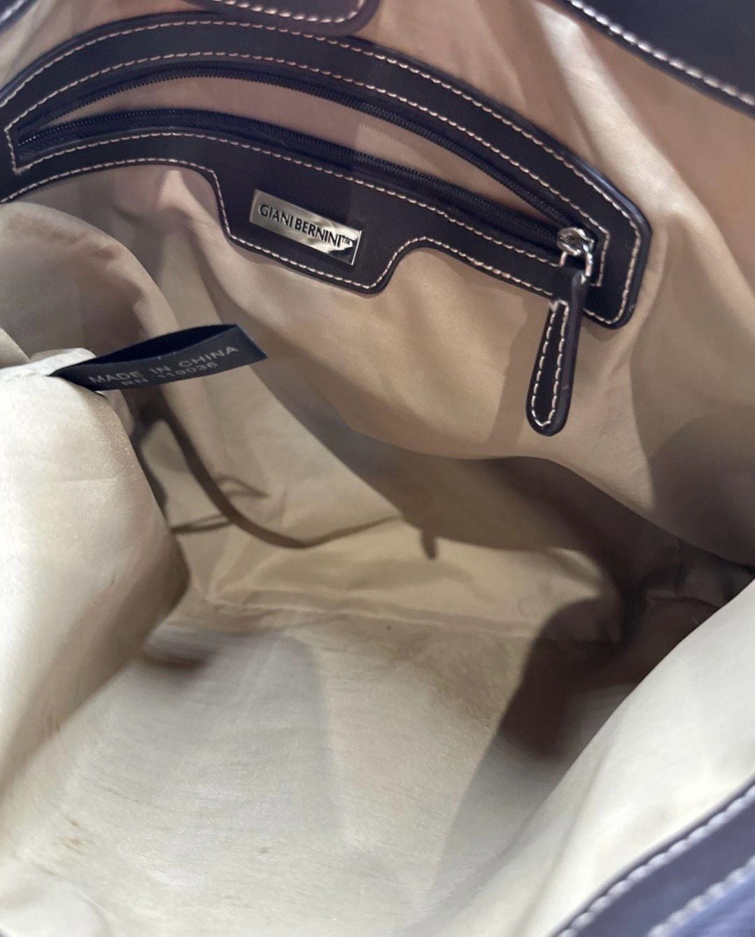 Giani Bernini Signature Tote Bag with Monogram Pattern 5