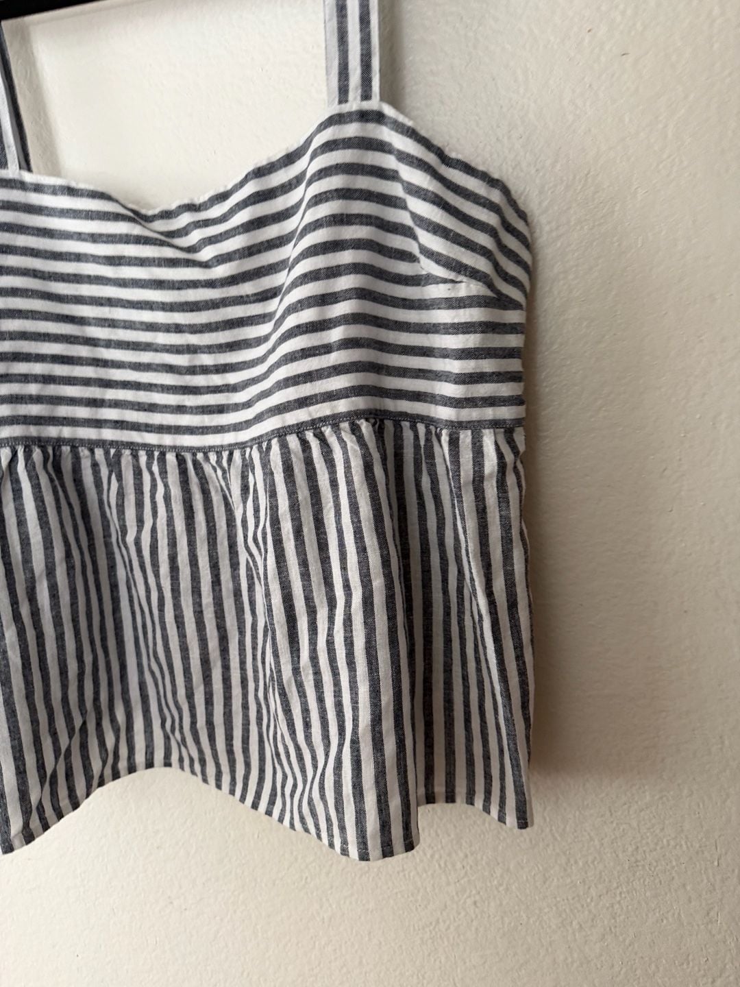 Lucky Brand Striped Linen Shorts and Top Set 8
