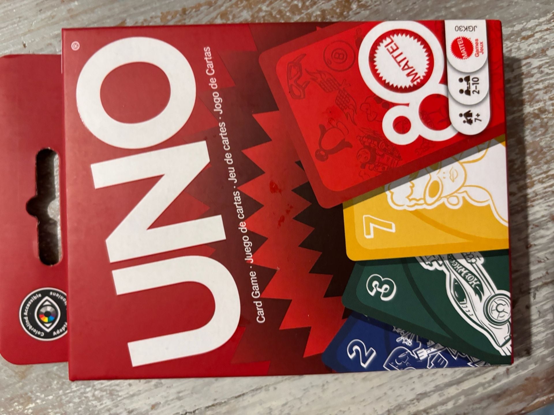 Mattel UNO 80th Anniversary Ruby Red Edition Card Game 1