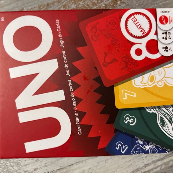Mattel UNO 80th Anniversary Ruby Red Edition Card Game