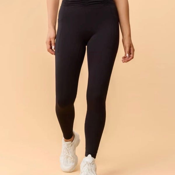 NWT Blogilates Ruched Waist Leggings Black Small