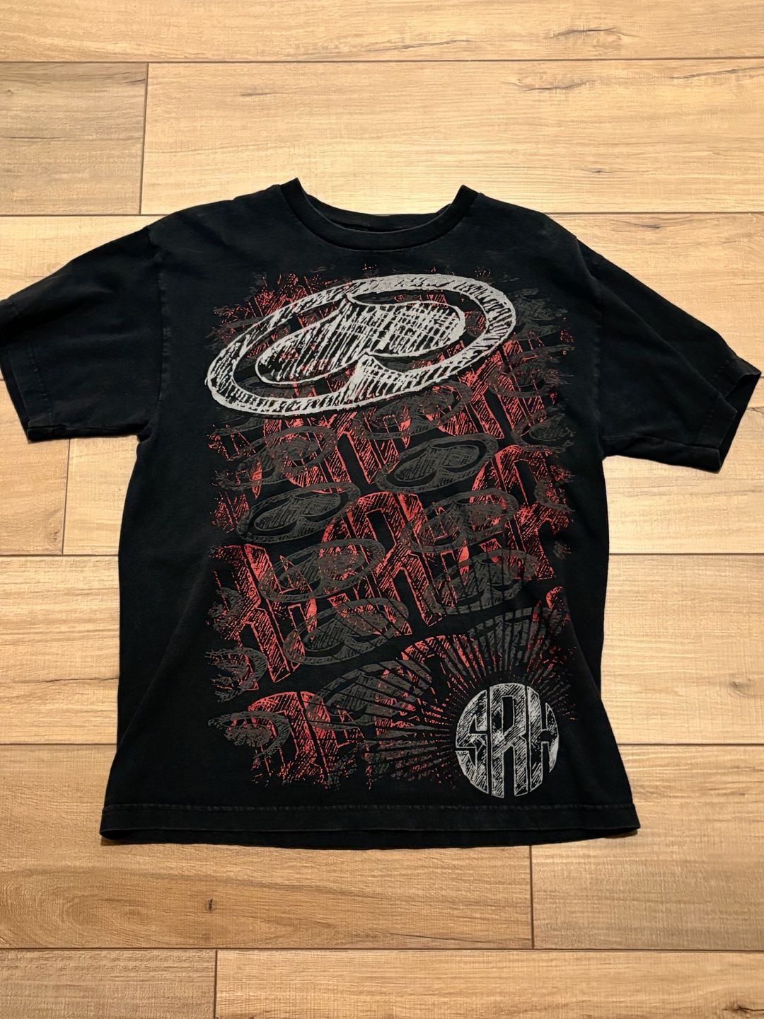 SRH Vintage Graphic Logo Black T-Shirt 2
