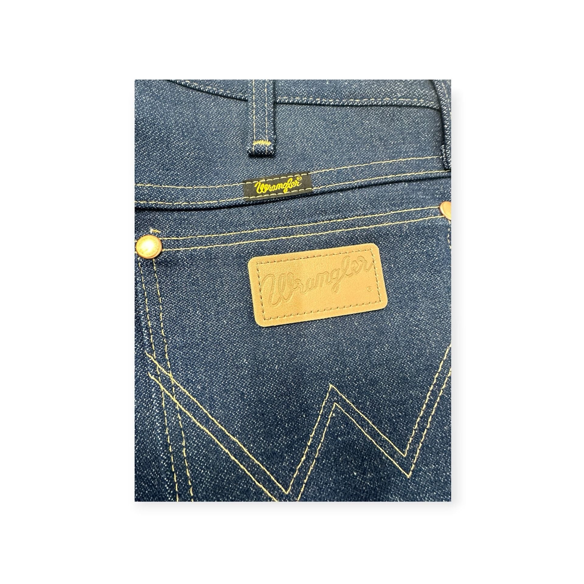 Wrangler Cowboy Cut 13MWZ Rigid Indigo Raw Denim Jeans 33x34 10