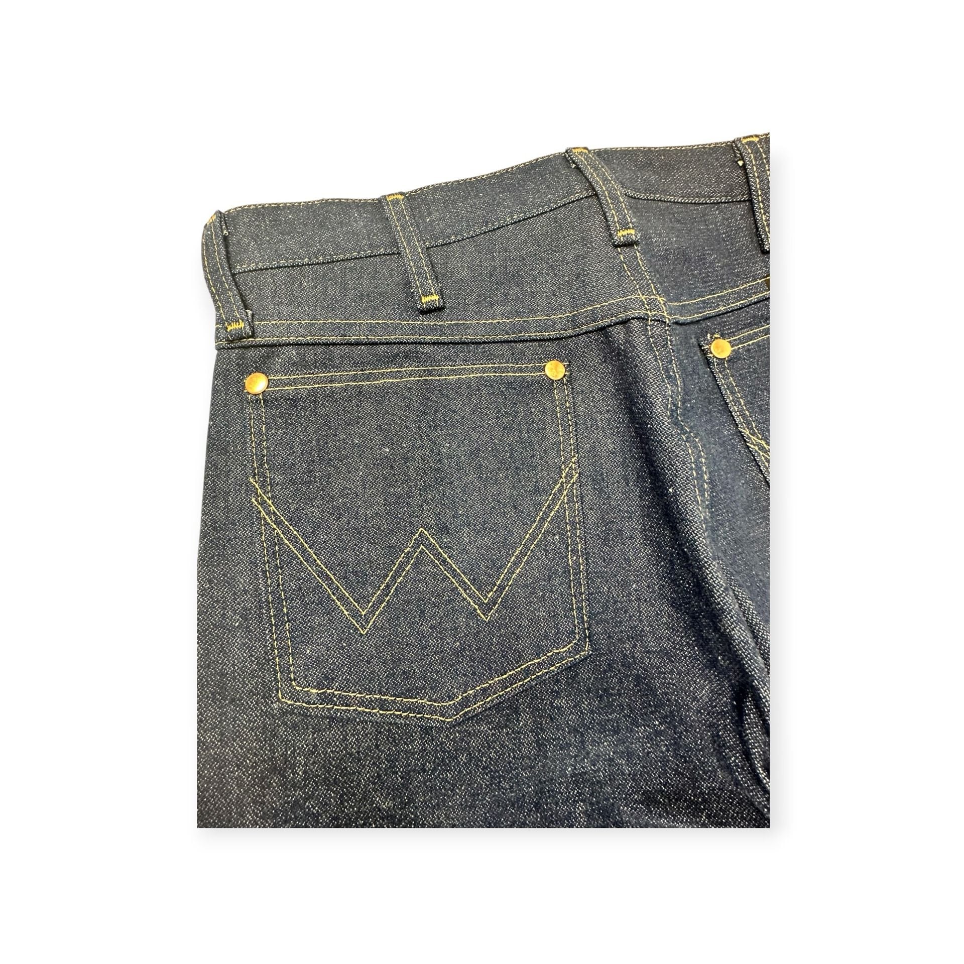 Wrangler Cowboy Cut 13MWZ Rigid Indigo Raw Denim Jeans 33x34 11