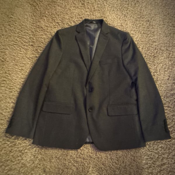 J.M. Haggar Men's Slim Fit Gray Suit Jacket 42S Blazer