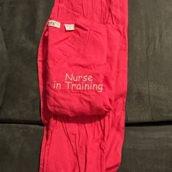 Talbots Nurse in Training Pink Scrub Set Size S