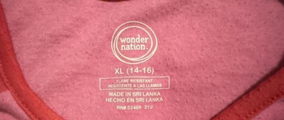 Wonder Nation Pink Pegasus Unicorn Nightgown Size XL (14-16) 4