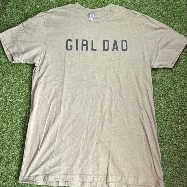 Girl Dad Olive Green T-Shirt and hat