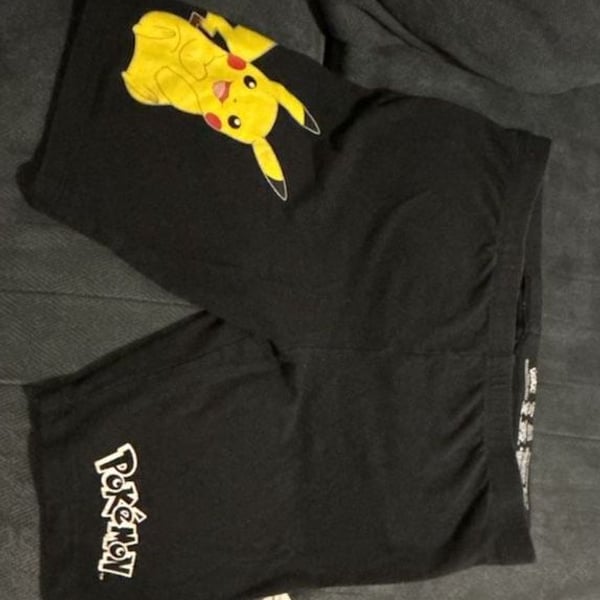 Pokémon Pikachu Black Biker Shorts