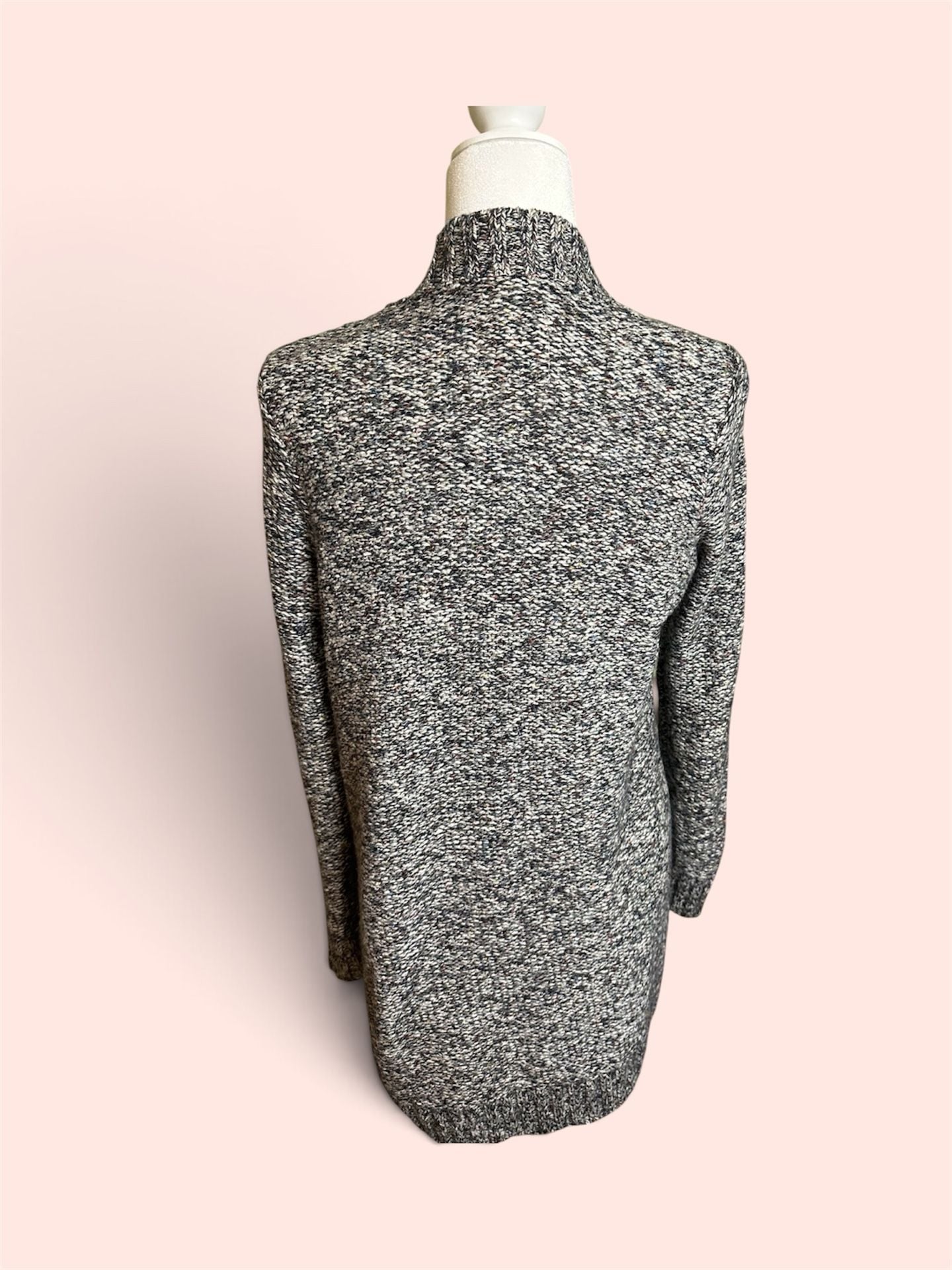 Hollister Pacific Merchants 1922 Marled Open Front Cardigan Sweater Size S 4