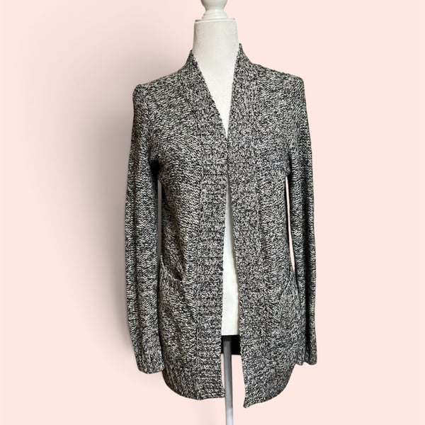 Hollister Pacific Merchants 1922 Marled Open Front Cardigan Sweater Size S