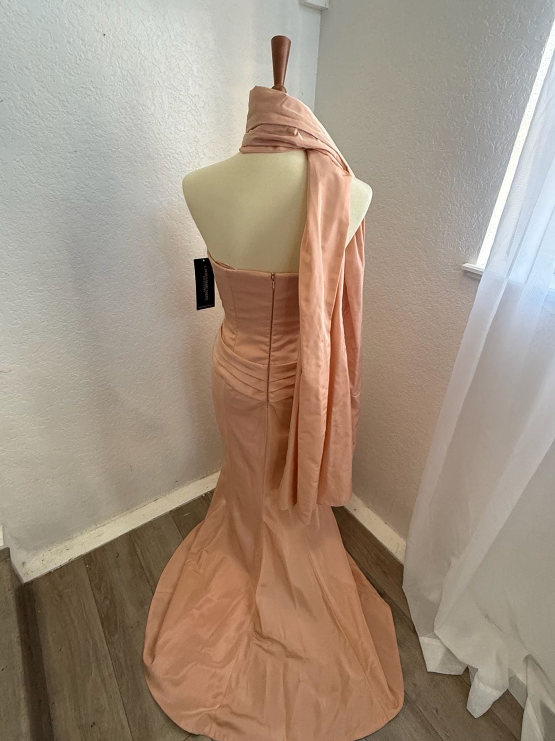 Y2k NWT Carmen Marc Valvo Signature Style 11776 Strapless Beaded Gown Size 4 4