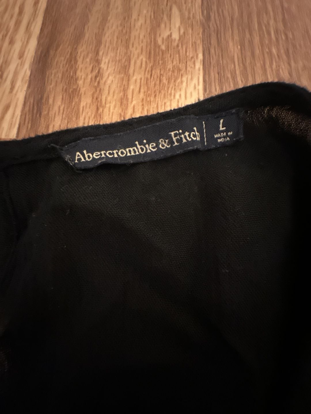 Abercrombie & Fitch Black Long Sleeve Tie Front Romper L 8