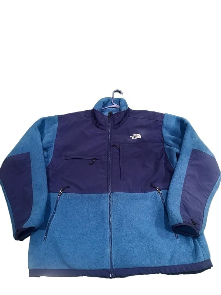 The North Face Denali Full Zip Polartec Fleece Jacket Blue Mens 2