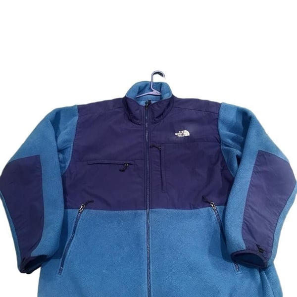 The North Face Denali Full Zip Polartec Fleece Jacket Blue Mens
