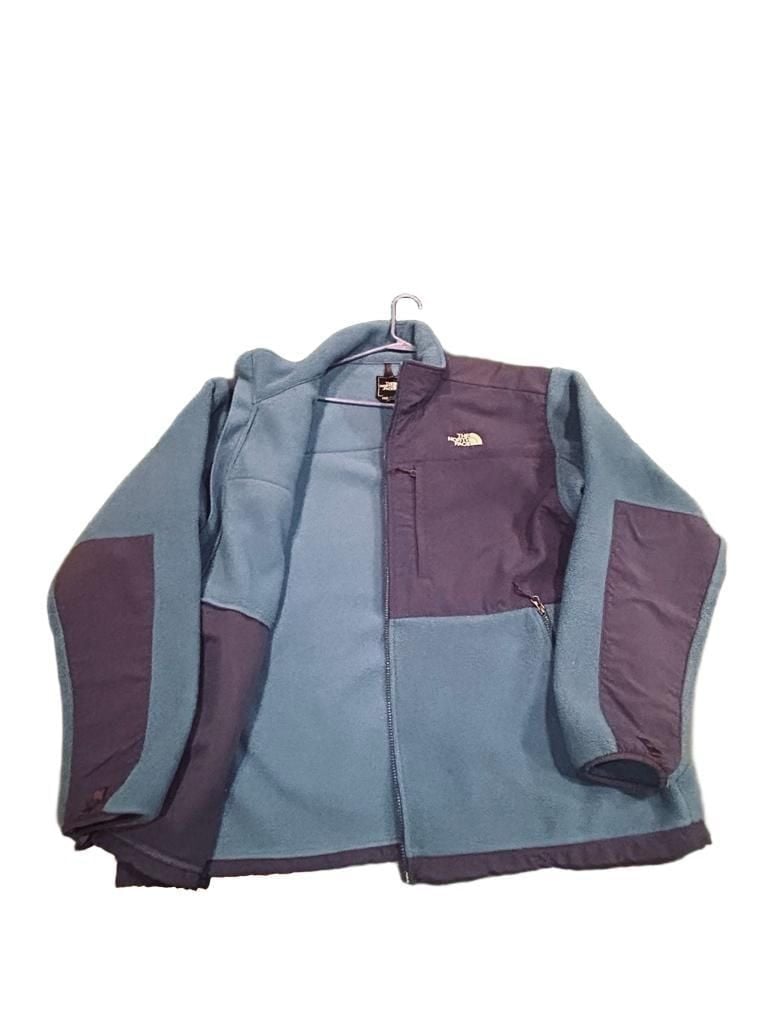 The North Face Denali Full Zip Polartec Fleece Jacket Blue Mens 6