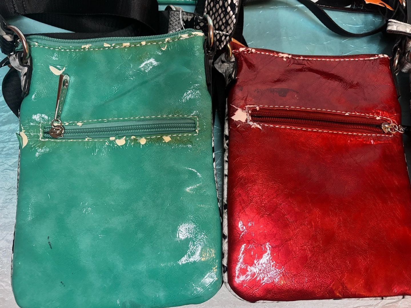 Lot of 5  Skull Crossbones Western  Crossbody Purses. * read description plz 7