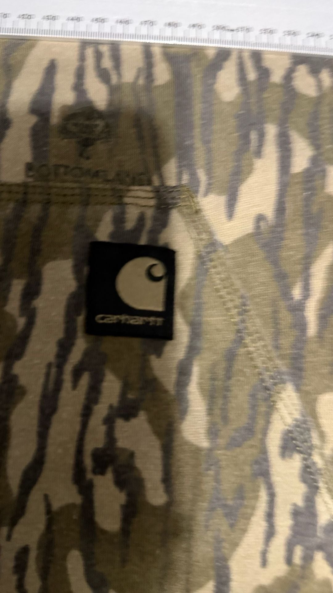 Carhartt Men's Mossy Oak Camo Loose Fit Midweight Sleeve Graphic Hoodie 7