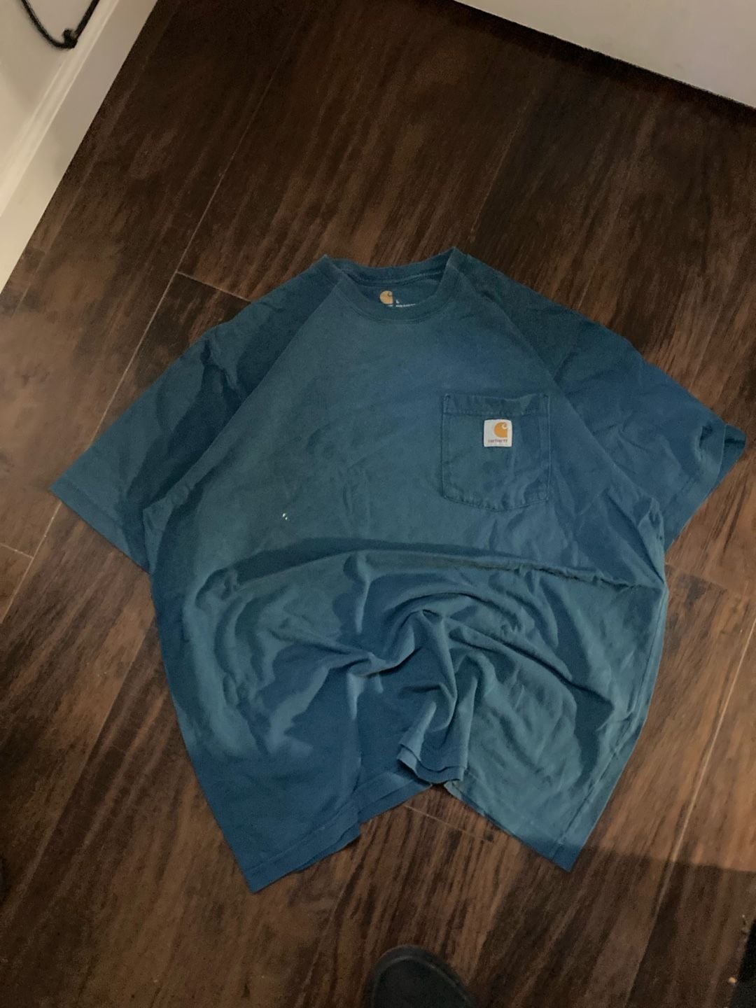 Carhartt Original Fit Short-Sleeve Pocket T-Shirt Blue Size L 1
