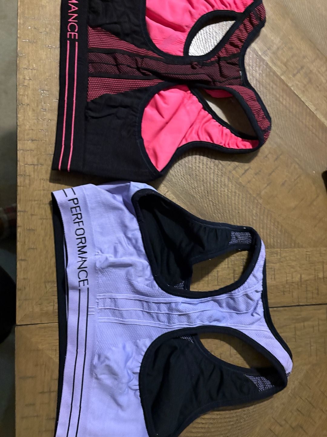 Calvin Klein Performance Women's Seamless Sports Bra Bundle Lot of 2 1