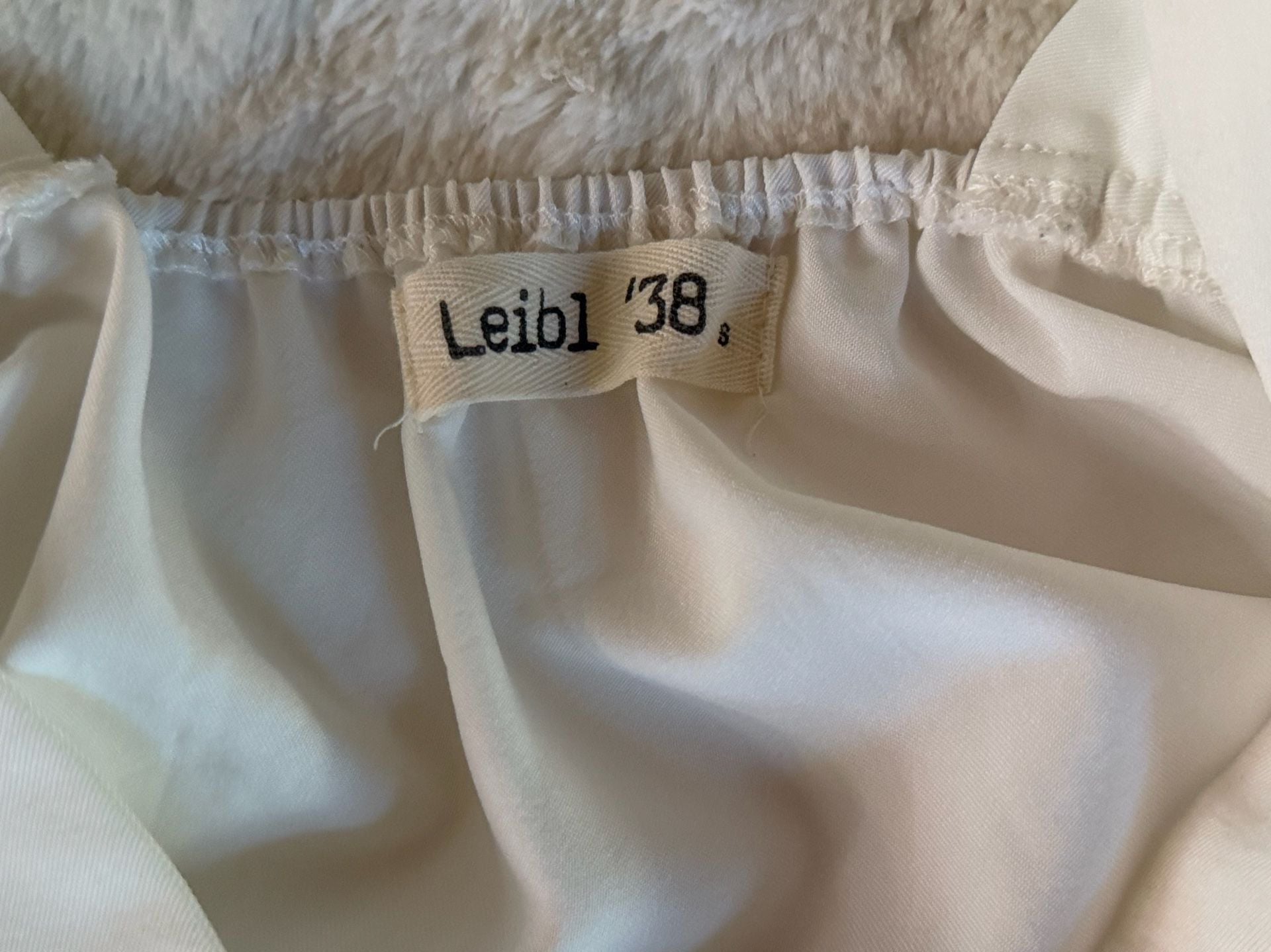 Leibi Satin Cold Shoulder Top with Flare Sleeves White 2
