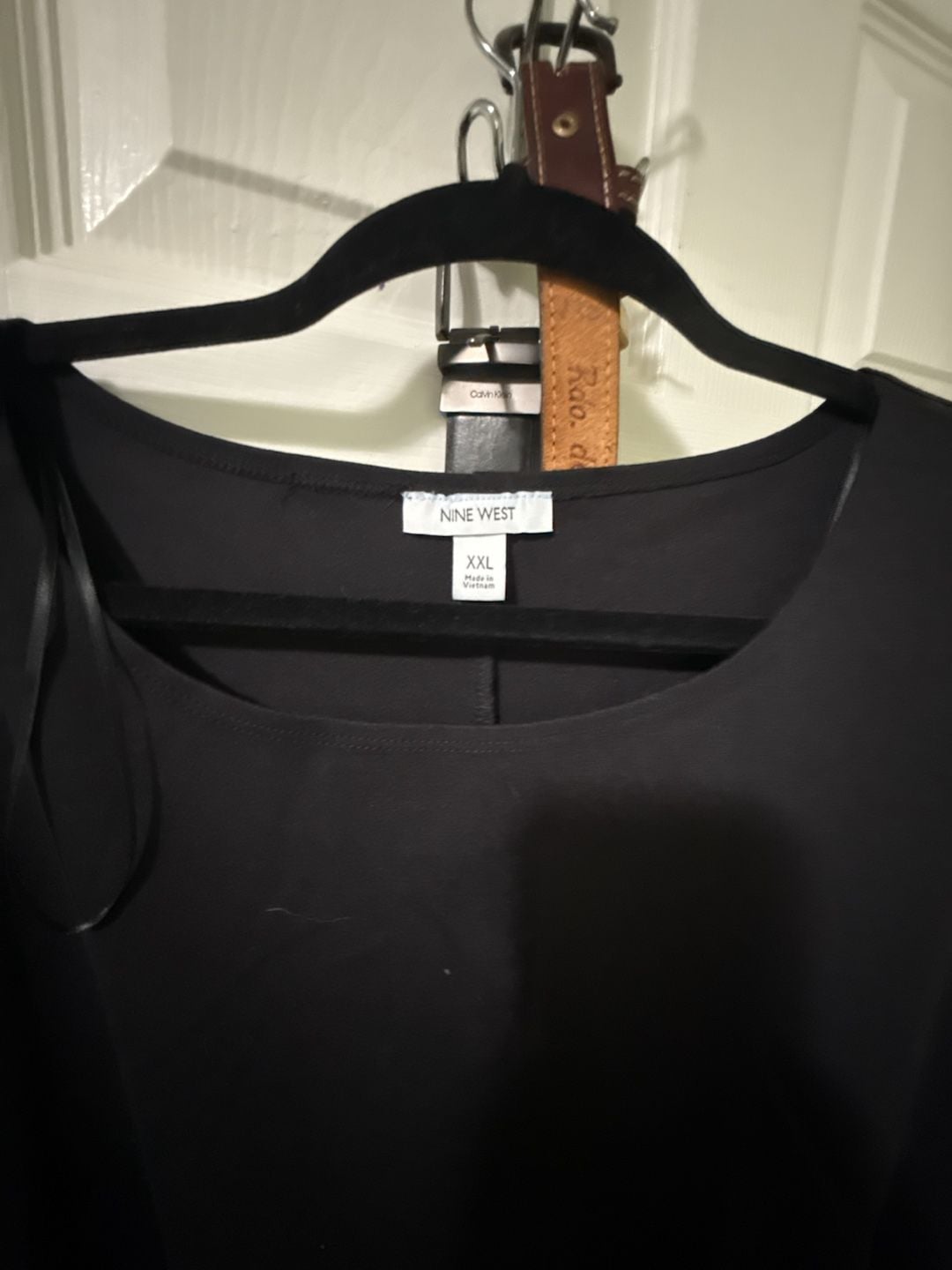 Nine West Black Sleeveless Sheath Dress XXL 3