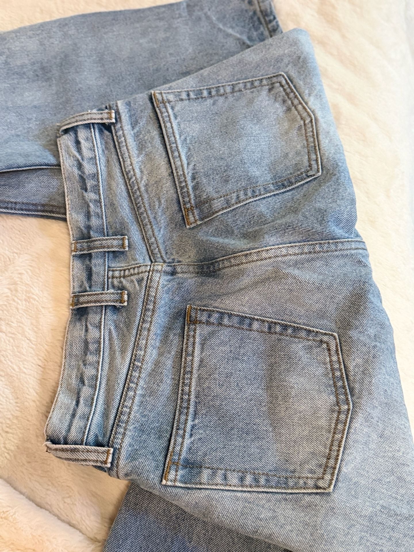 J. Galt Light Wash Straight Leg Jeans Size M 4