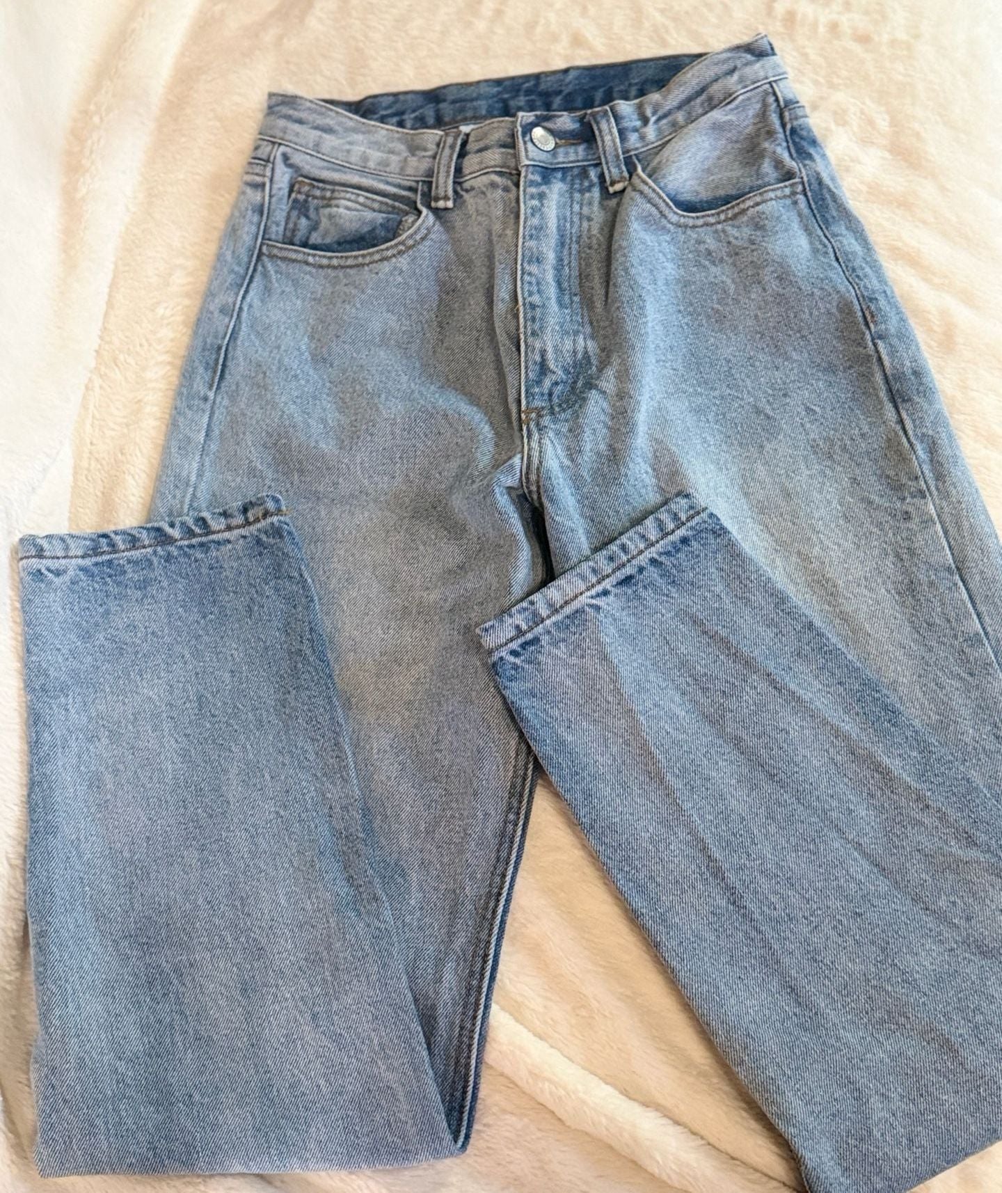 J. Galt Light Wash Straight Leg Jeans Size M 1