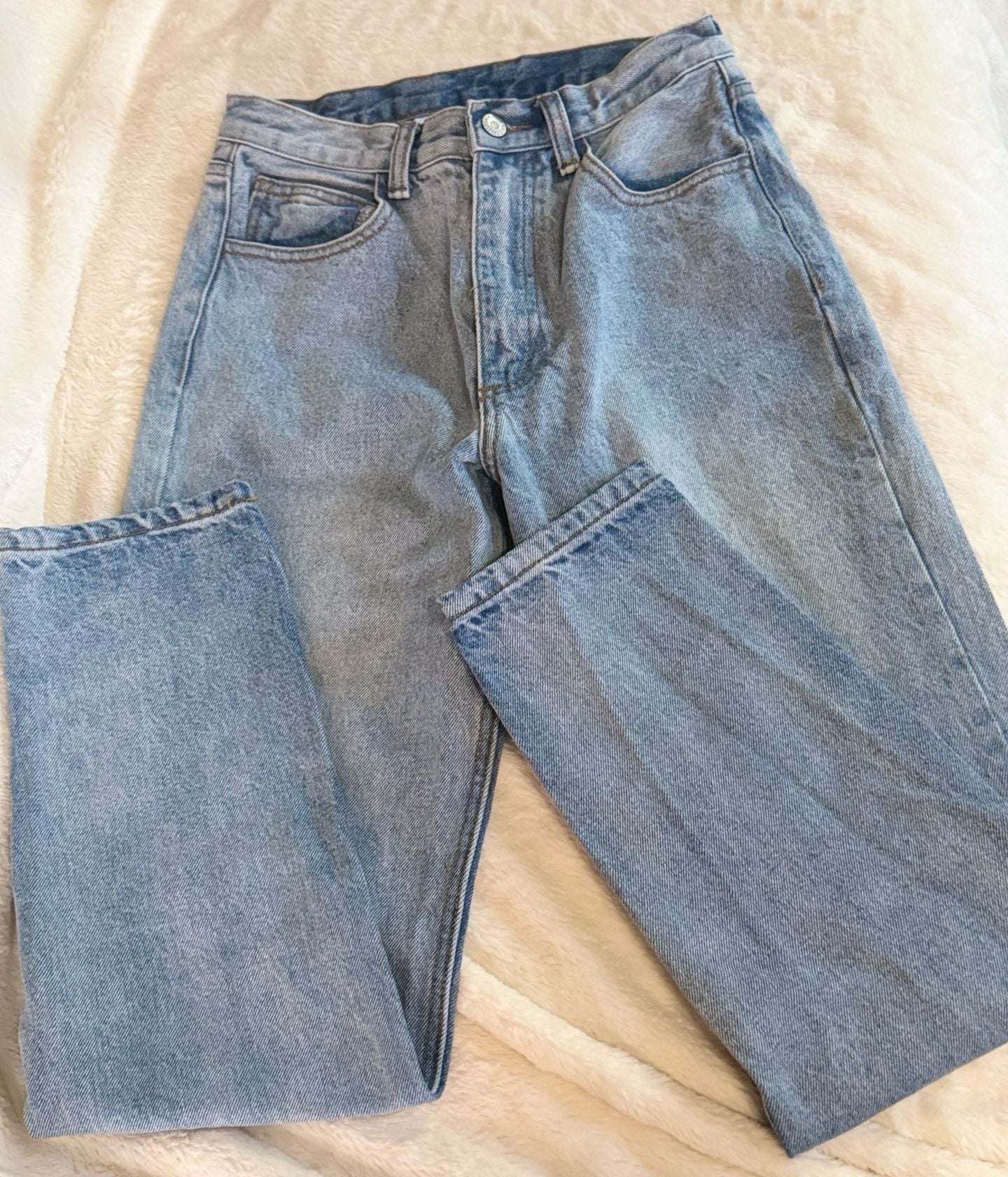 J. Galt Light Wash Straight Leg Jeans Size M 2