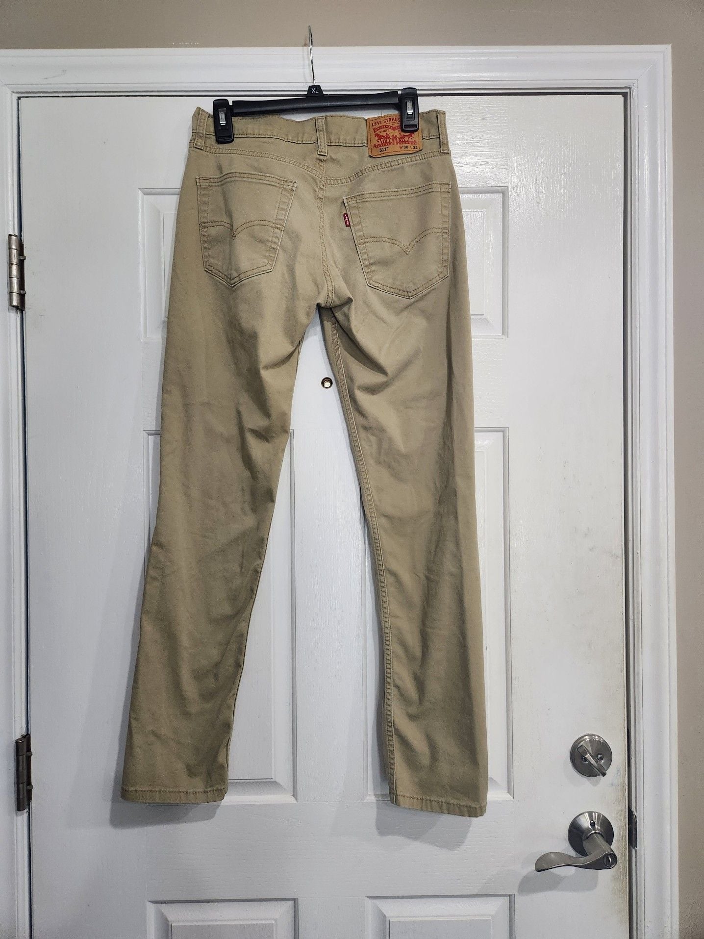 Levi's 511 Slim Fit Men's Khaki Pants W30 L32 4