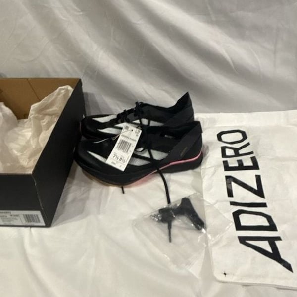 Women’s Adidas Adizero Avanti Track And Field Spikes Black Pink Size 8 1/2 