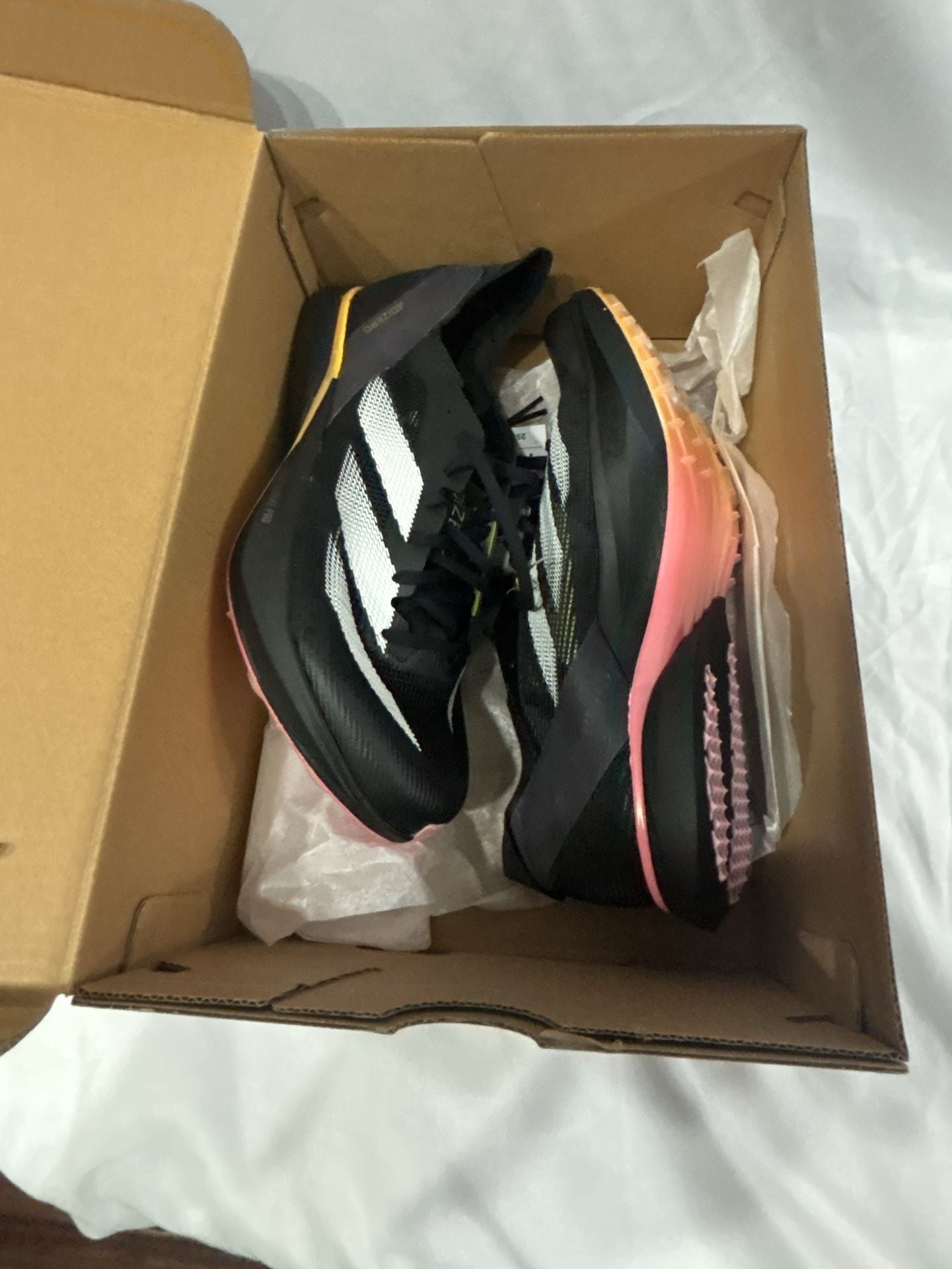 Women’s Adidas Adizero Avanti Track And Field Spikes Black Pink Size 8 1/2 8
