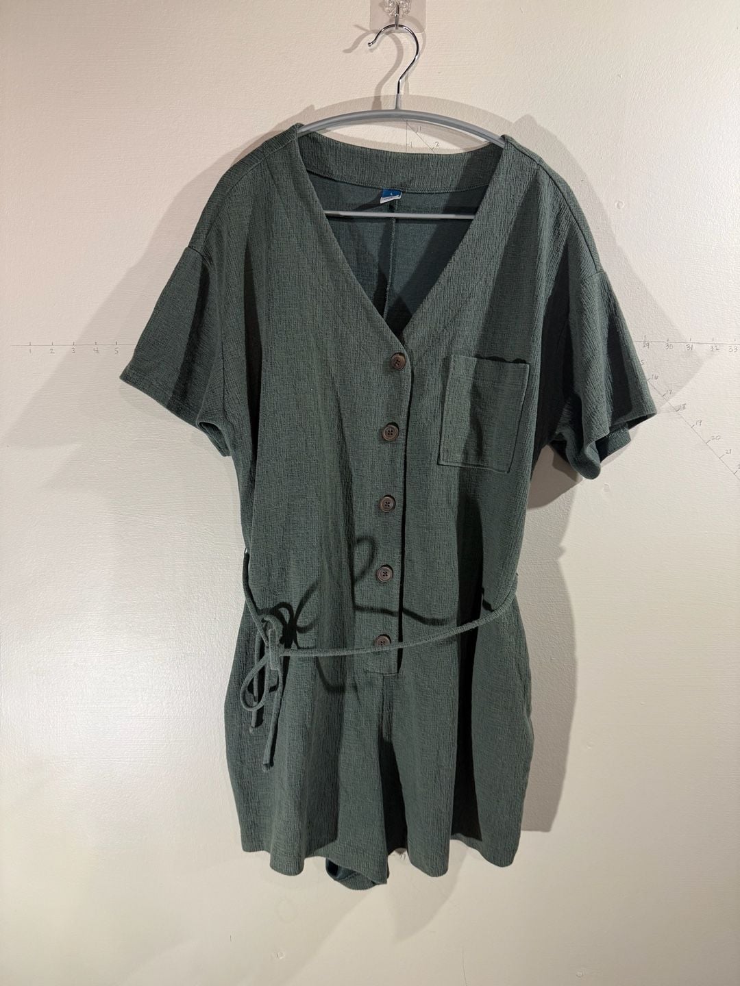 Old Navy Textured-Knit Utility Short-Sleeve Romper 2