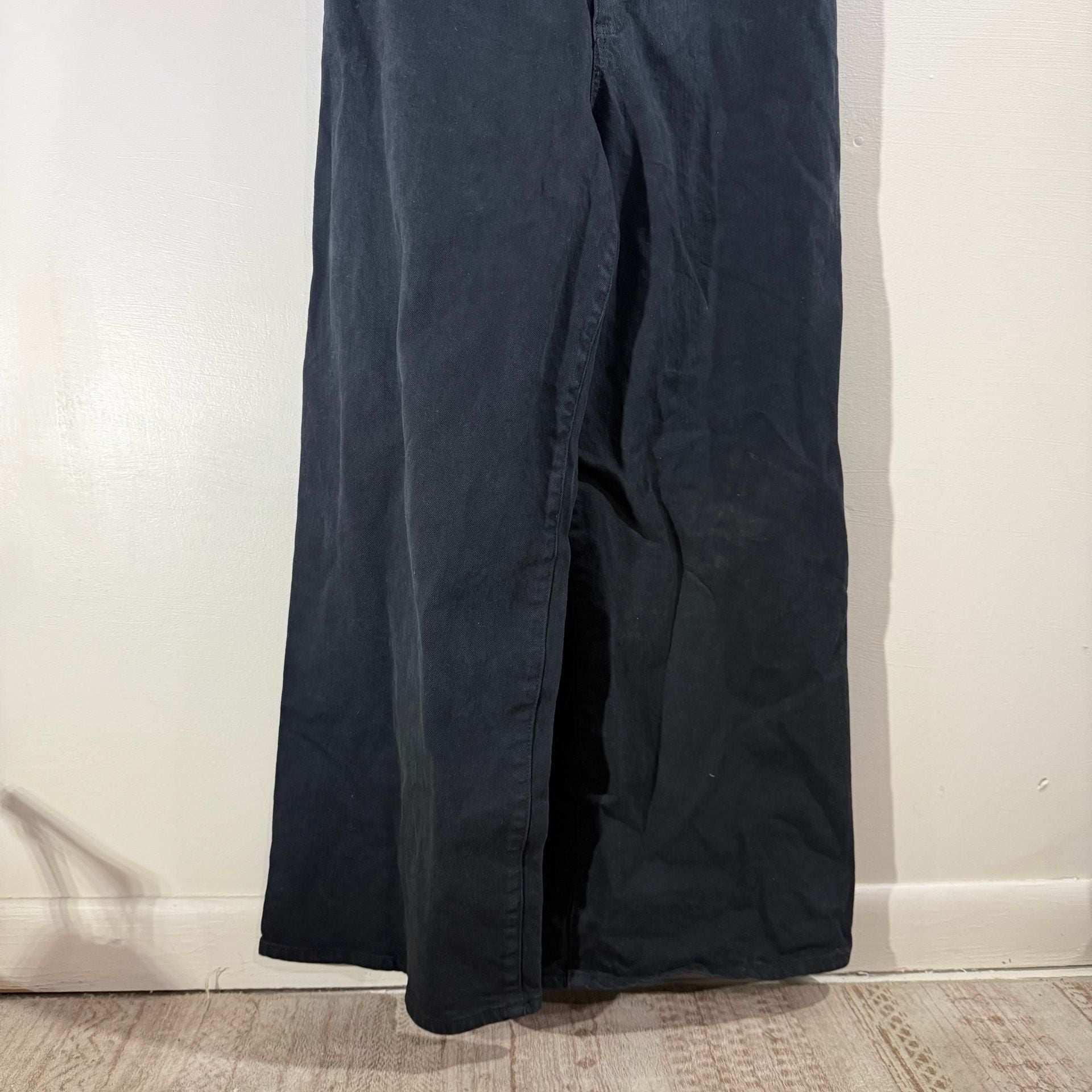 Universal Thread Black Denim Overalls Size 14 3