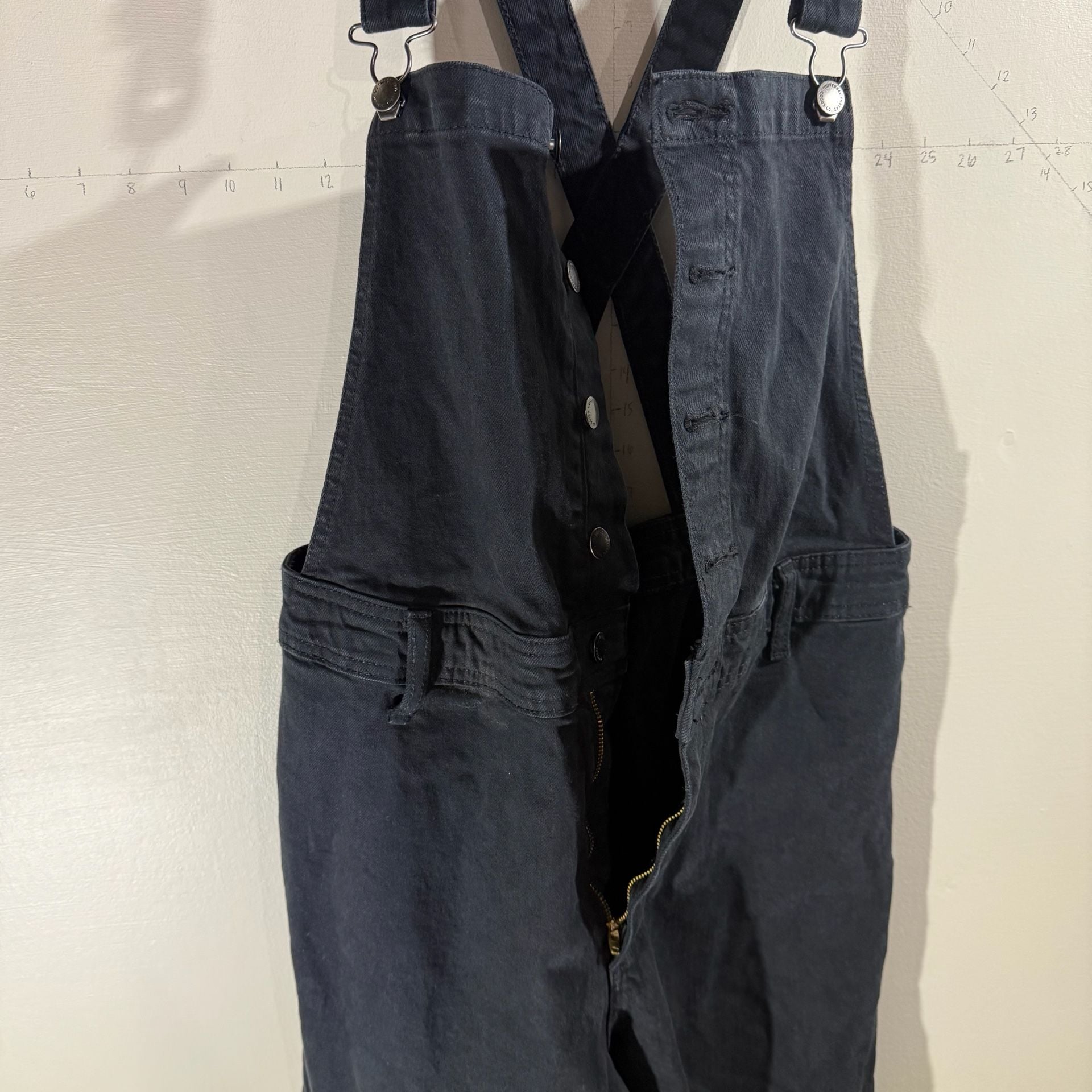 Universal Thread Black Denim Overalls Size 14 7