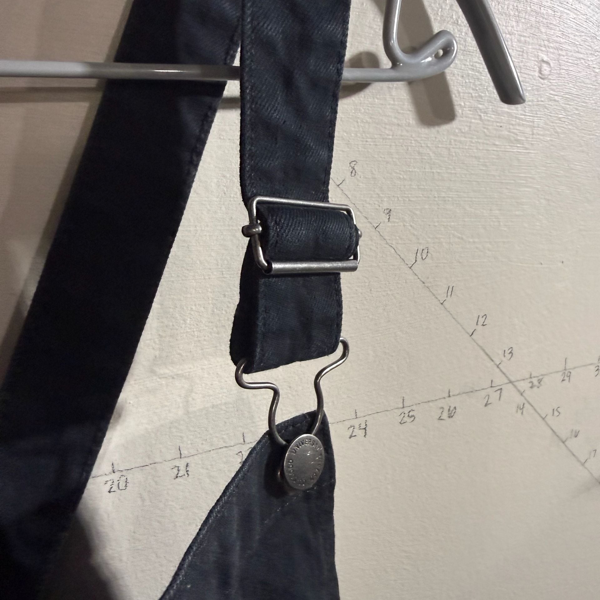 Universal Thread Black Denim Overalls Size 14 8