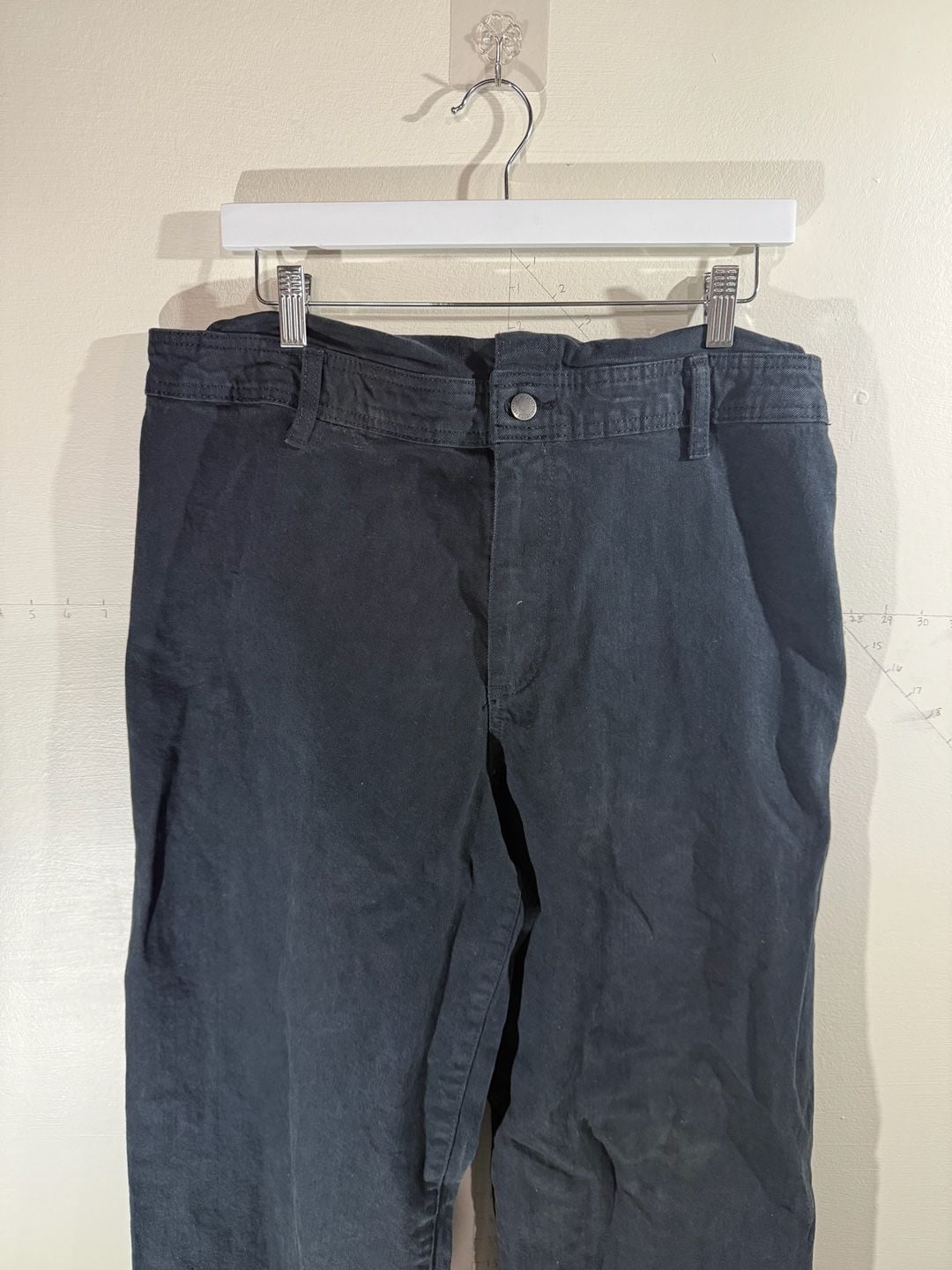 Universal Thread Black Denim Overalls Size 14 9