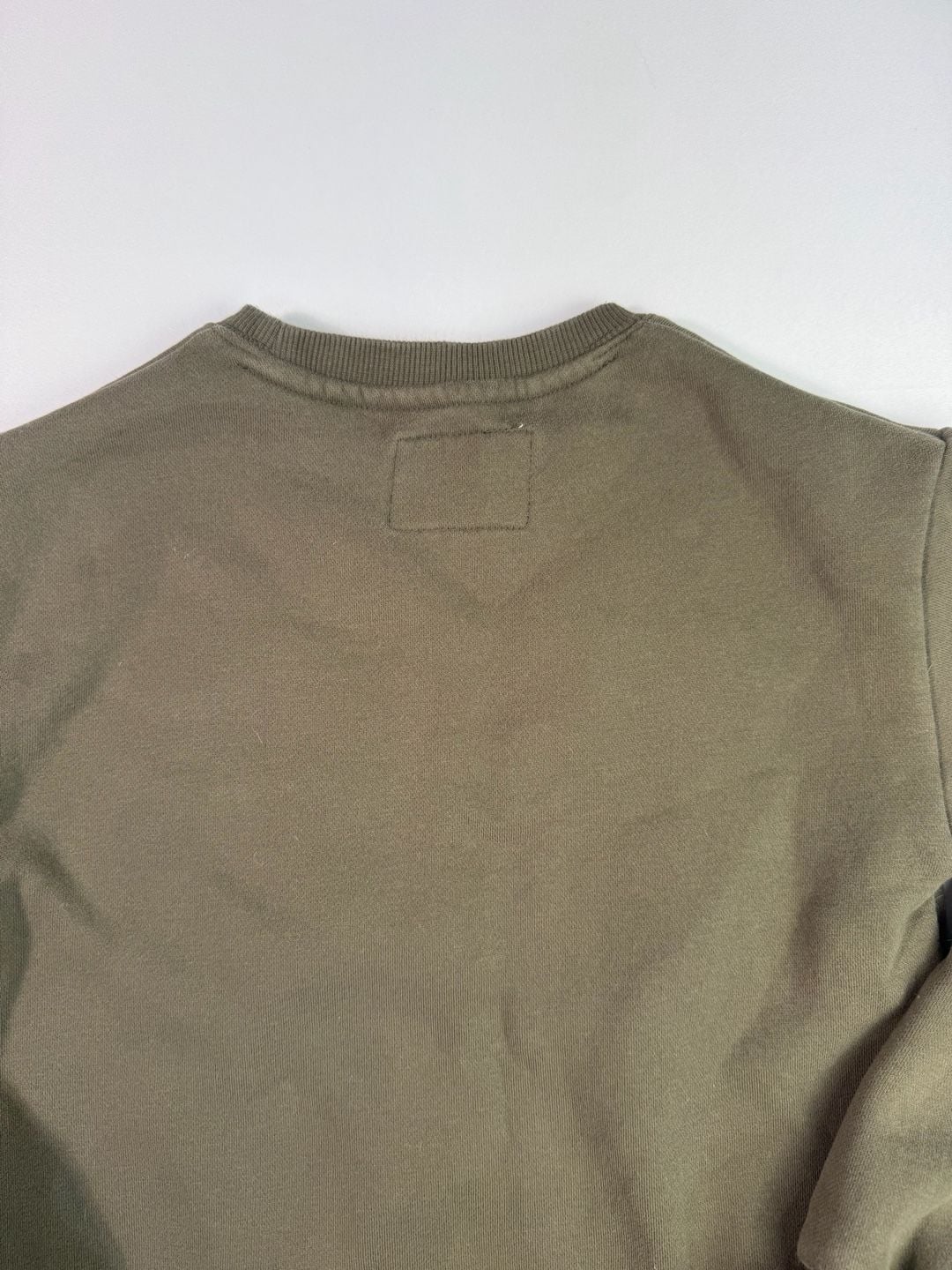 FLOWN N ROLL Custom Fight Gear Olive Green Crewneck Sweatshirt with Embroidered Logo YXL 7