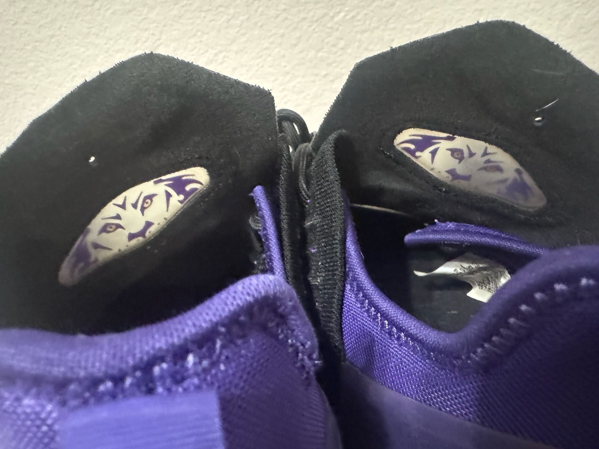 Nike LeBron 18 Lakers Basketball Shoes Black Psychic Purple Gold 7