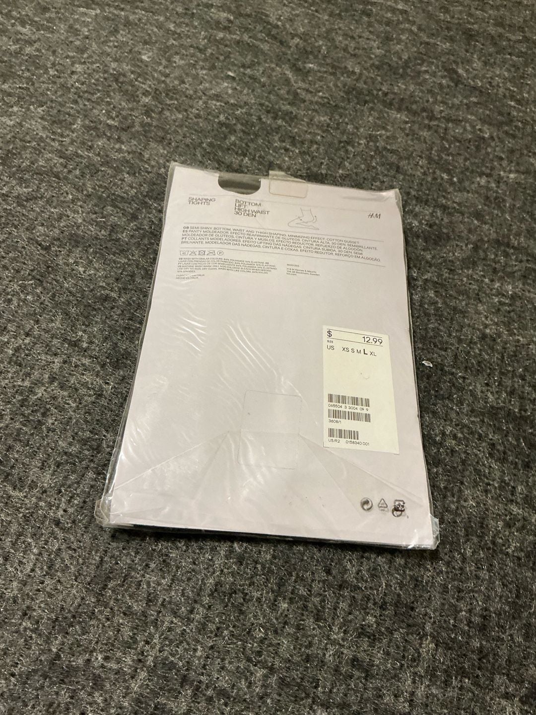 H&M Shaping Tights High Waist 30 Denier Black Size L 2 available 3