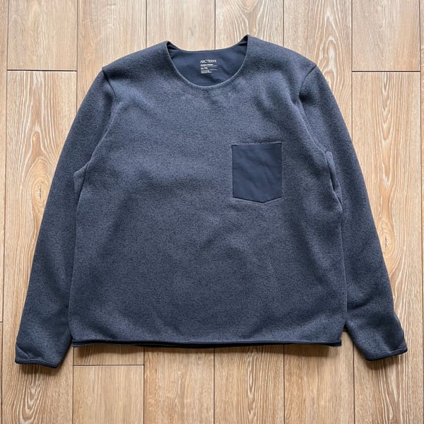 Arc'teryx Covert Sweater Women's Fleece Crewneck Pocket Grey Size XL