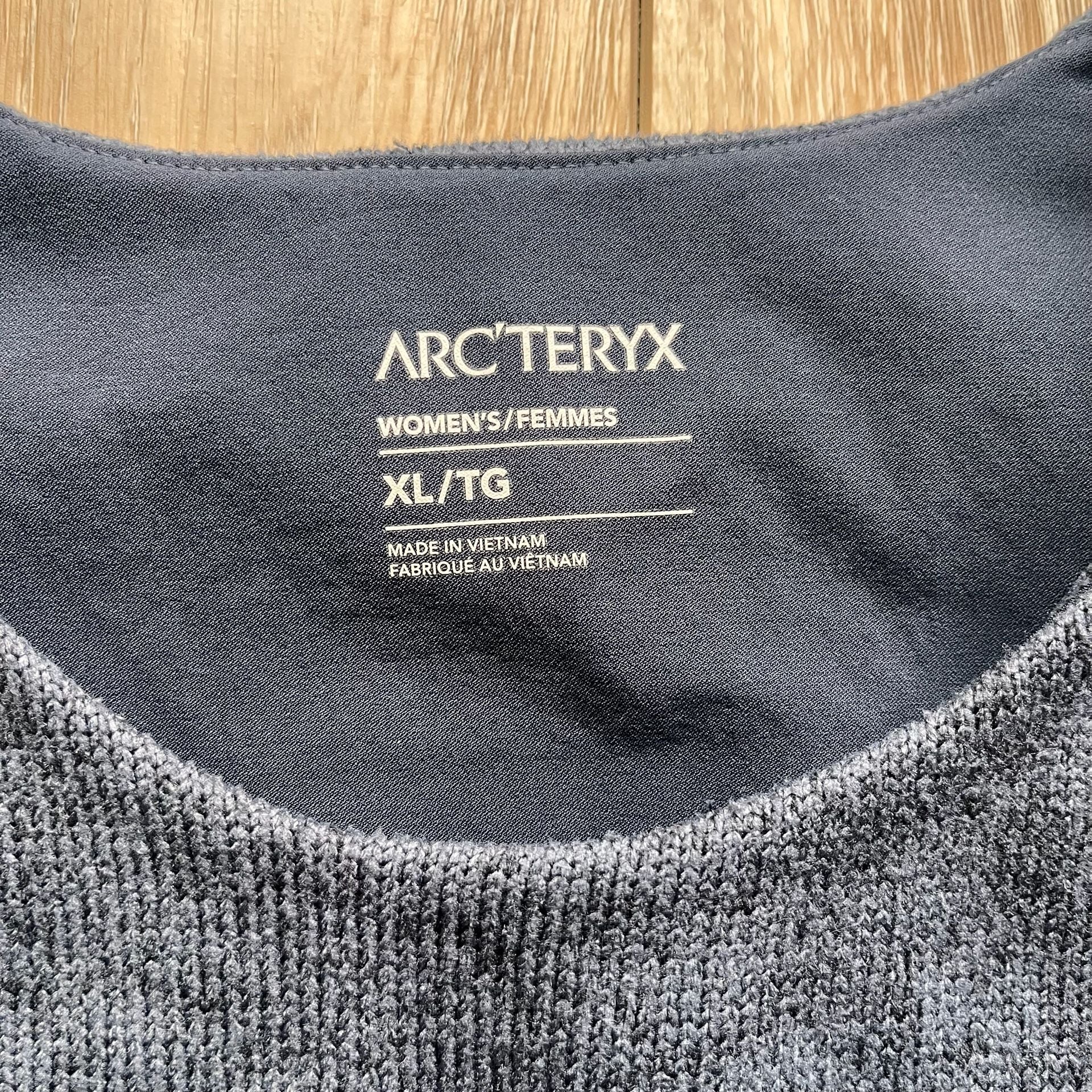 Arc'teryx Covert Sweater Women's Fleece Crewneck Pocket Grey Size XL 3