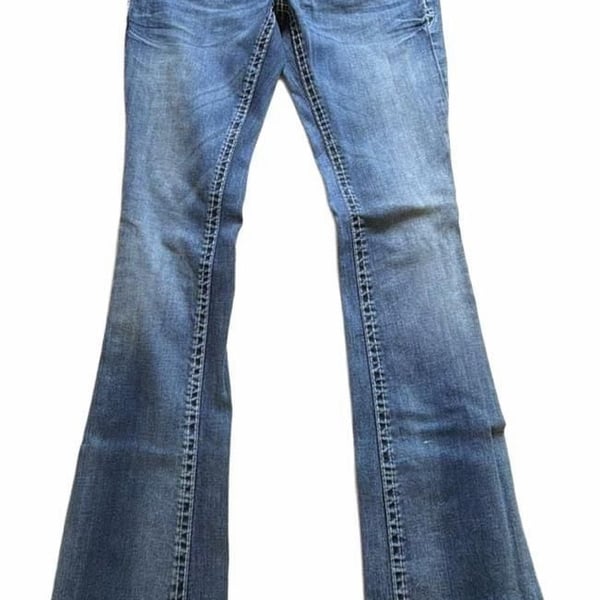 Grace in LA Boot Cut Jeans Women's Size 28 Embellished Aztec Pockets