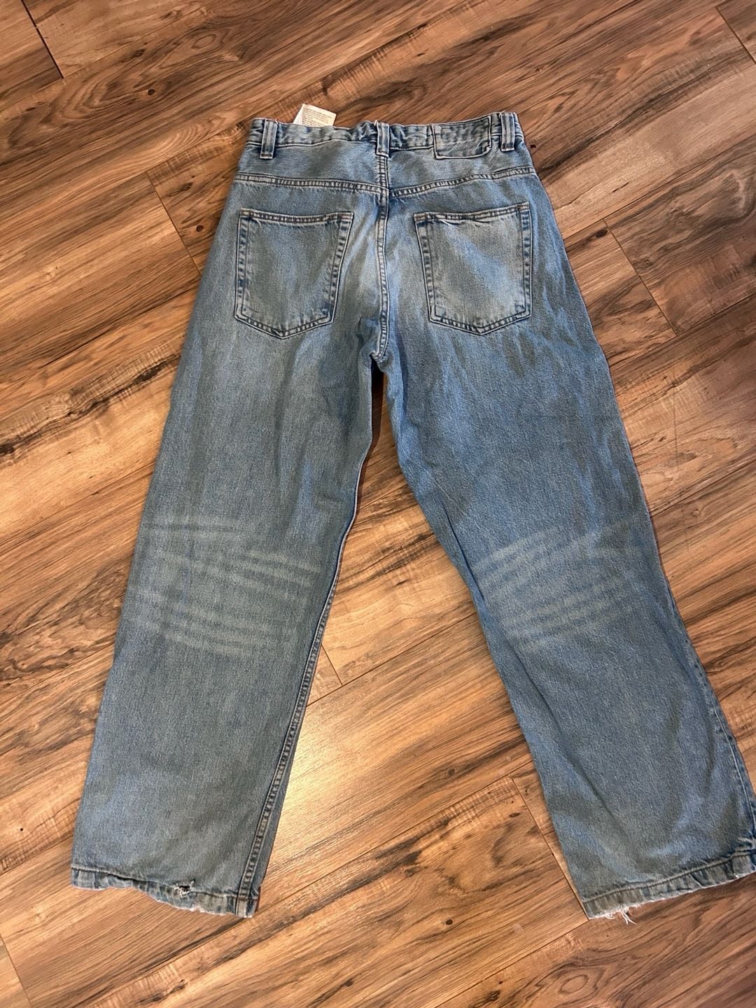 Zara Baggy Fit Light Wash Jeans Size USA 30 6