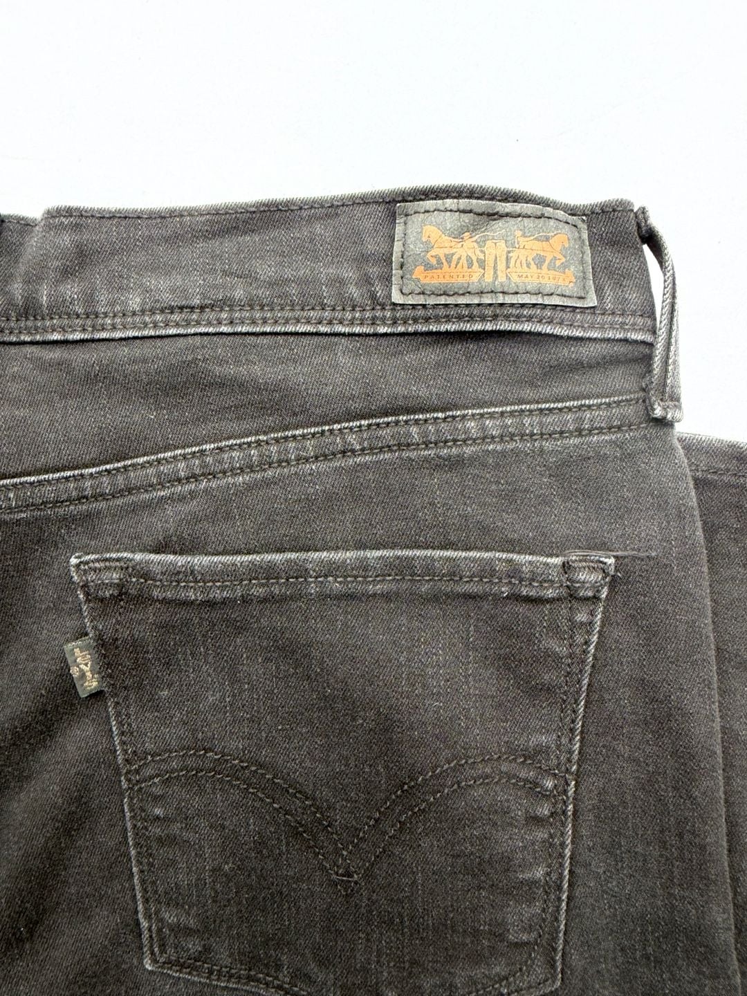 Levi's Perfectly Slimming 512 Bootcut Black Jeans Size 12 7