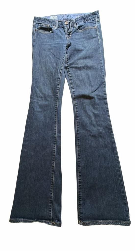 Gap 1969 Curvy Flare Blue Denim Jeans Size 27/4L 2