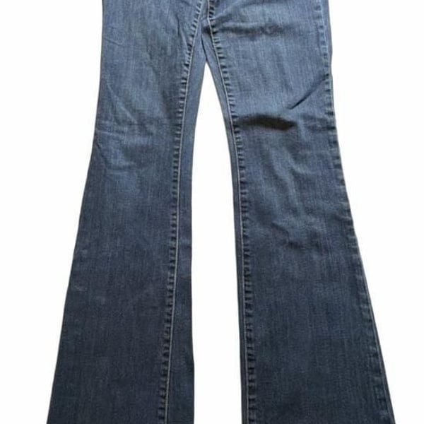 Gap 1969 Curvy Flare Blue Denim Jeans Size 27/4L